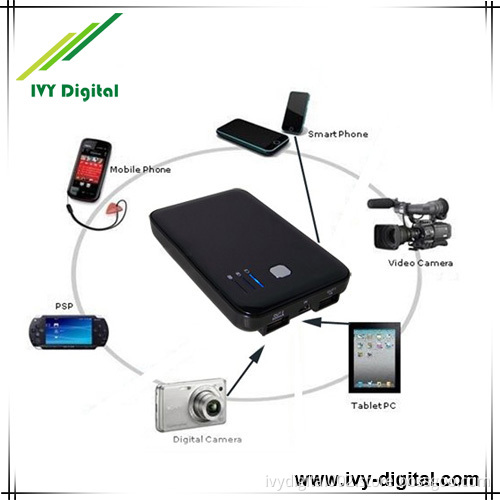 10000mAh Power Bank for iPad iPhone Mobile Phone with Three USB